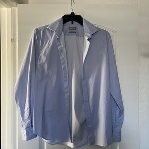 Michael Kors Light Blue Casual Button Down Shirt
